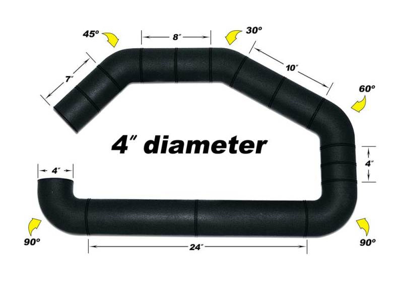 Airaid U-Build-It - 4in Intake Tube