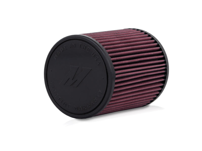 Mishimoto Universal fit, Performance Air Filter, 2.75In Inlet, 6In filter length Red