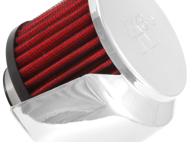 K&N 1.375in Flange ID x 3in OD x 2.5in Height Clamp On Crankcase Vent Filter