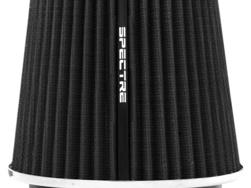 Spectre Adjustable Conical Air Filter 5-1/2in. Tall (Fits 3in. / 3-1/2in. / 4in. Tubes) - Black