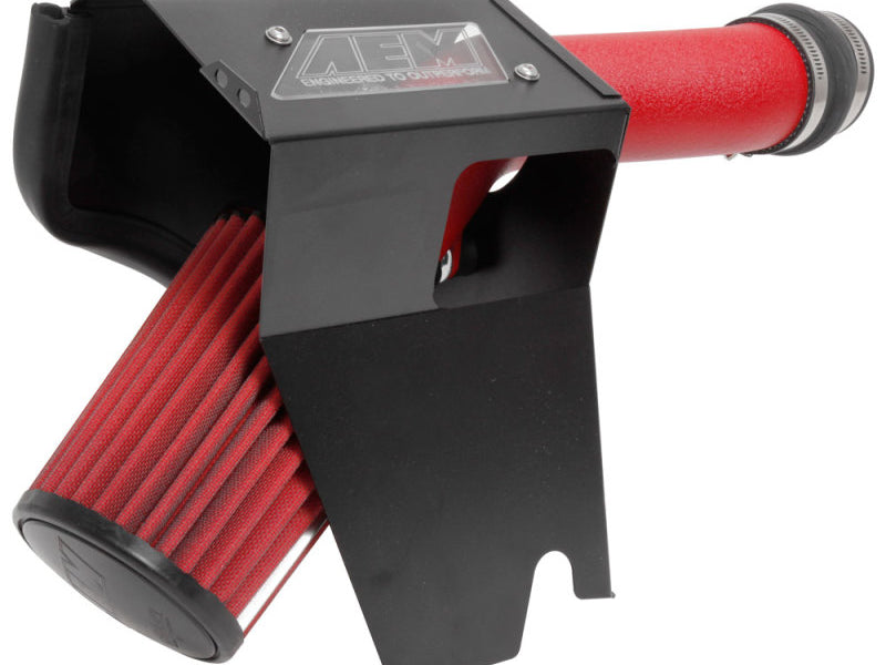 AEM 2018 Subaru WRX STI 2.5L H4 F/I Cold Air Intake System - Wrinkle Red