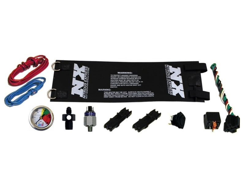Nitrous Express Heavy Duty Fully Automatic Bottle Heater (4AN) w/Gauge 14Amps