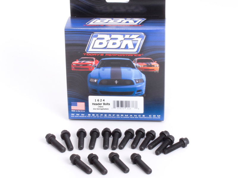 BBK Ford Modular 4.6 5.4 Exhaust Header Bolts 8mm 1.25 x 30mm (16)